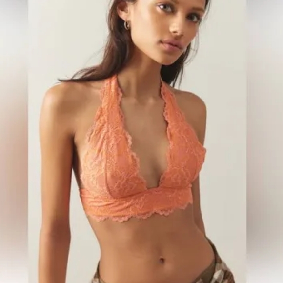 Out from Under | Orange Halter Bralette - Picture 2 of 5
